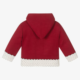 PAZ Rodríguez-Red Knitted Hooded Jacket | Childrensalon Outlet