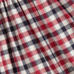 PAZ Rodríguez-Красное платье в клетку с рюшами | Childrensalon Outlet