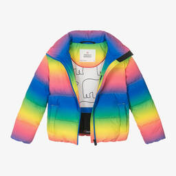 Perfect Moment-Лыжный пуховик радужной расцветки для девочек | Childrensalon Outlet
