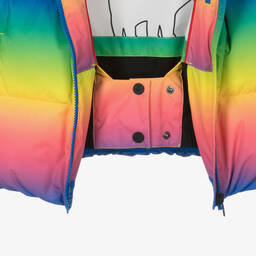 Perfect Moment-Лыжный пуховик радужной расцветки для девочек | Childrensalon Outlet