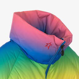 Perfect Moment-Лыжный пуховик радужной расцветки для девочек | Childrensalon Outlet