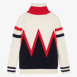 Perfect Moment-Кремовый свитер из мериносовой шерсти | Childrensalon Outlet