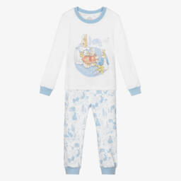 Peter Rabbit™ by Childrensalon-Бело-голубая пижама из хлопка | Childrensalon Outlet