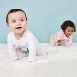 Peter Rabbit™ by Childrensalon-طقم رومبر جيرسي أبيض للأولاد | Childrensalon Outlet