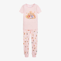 Peter Rabbit™ by Childrensalon-Розовая пижама из хлопкового джерси для девочек | Childrensalon Outlet