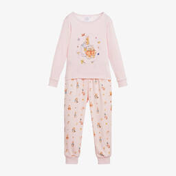 Peter Rabbit™ by Childrensalon-Girls Pink Cotton Pyjamas | Childrensalon Outlet