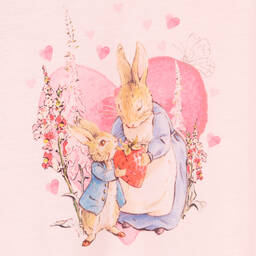 بيتر رابِت باي تشلدرن صالون-قميص نوم لون زهري للبنات | Childrensalon Outlet