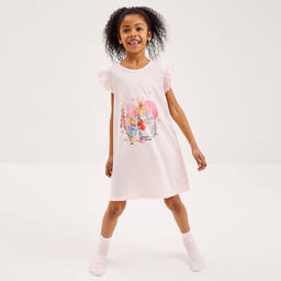 بيتر رابِت باي تشلدرن صالون-قميص نوم لون زهري للبنات | Childrensalon Outlet