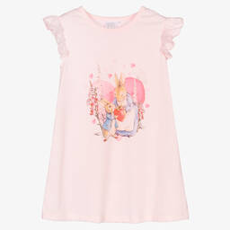 بيتر رابِت باي تشلدرن صالون-قميص نوم لون زهري للبنات | Childrensalon Outlet