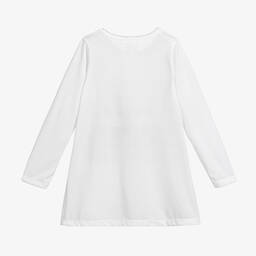 بيتر رابِت باي تشلدرن صالون-قميص نوم جيرسي لون أبيض للبنات | Childrensalon Outlet