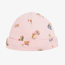 Peter Rabbit™ by Childrensalon-Розовая шапочка из хлопкового джерси | Childrensalon Outlet