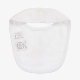 بيتر رابِت باي تشلدرن صالون-مريلة قطن لون أبيض للأطفال | Childrensalon Outlet