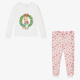 Peter Rabbit™ by Childrensalon-Красно-белая рождественская пижама из хлопка | Childrensalon Outlet