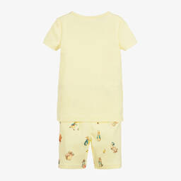 Peter Rabbit™ by Childrensalon-Короткая желтая пижама из хлопкового джерси | Childrensalon Outlet