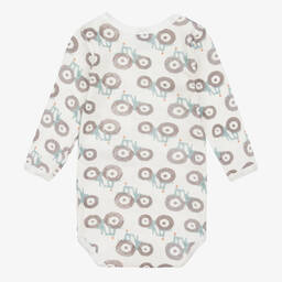 Petit Bateau-Baby Boys Blue & White Bodyvests (3 Pack) | Childrensalon Outlet