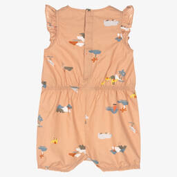 Petit Bateau-Коричневый хлопковый песочник | Childrensalon Outlet