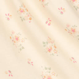 Petit Bateau-Baby Girls Ivory Cotton Floral Dress | Childrensalon Outlet