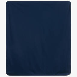 Petit Bateau-Blue Cotton Blanket (80cm) | Childrensalon Outlet