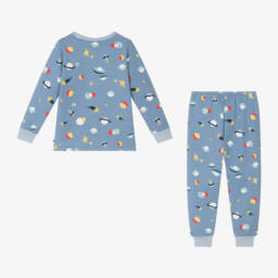 Petit Bateau-Boys Cosmic Blue Glow Pyjamas | Childrensalon Outlet