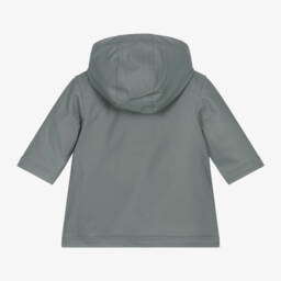 Petit Bateau-Boys Grey Fleece-Lined Raincoat | Childrensalon Outlet