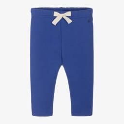 Petit Bateau-Boys Indigo Cotton Joggers | Childrensalon Outlet