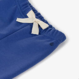 Petit Bateau-Boys Indigo Cotton Joggers | Childrensalon Outlet