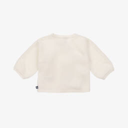 Petit Bateau-Boys Ivory Knit Wool Cardigan | Childrensalon Outlet