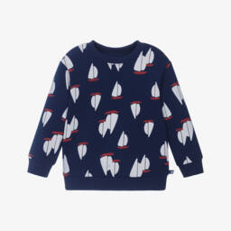 Petit Bateau-Синий хлопковый джемпер для мальчиков | Childrensalon Outlet