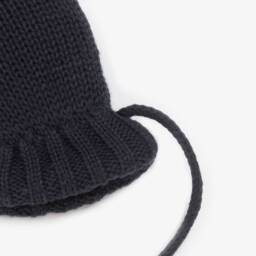 Petit Bateau-قفازات للحماية من الخدش محبوكة لون كحلي للأطفال | Childrensalon Outlet