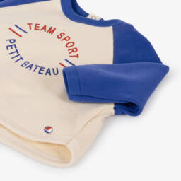 Petit Bateau-Boys Raglan Sleeve Cotton Jumper | Childrensalon Outlet