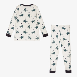 Petit Bateau-Boys White Cotton Pyjamas | Childrensalon Outlet