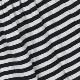 Petit Bateau-Girls Blue & White Striped Cotton Dress | Childrensalon Outlet