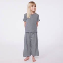 Petit Bateau-Girls Classic Blue Striped Sleepwear | Childrensalon Outlet