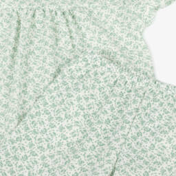 Petit Bateau-Girls Emerald Blossom Sleep Set | Childrensalon Outlet