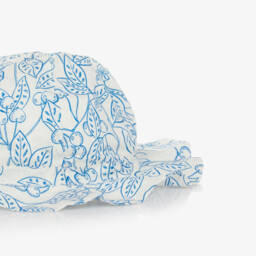 بتي باتو-قبعة شمسية قطنية مزينة بالورود للبنات | Childrensalon Outlet