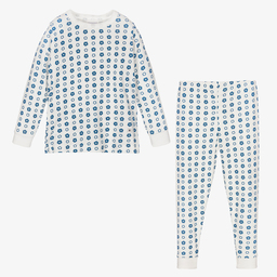 Petit Bateau-Кремовая хлопковая пижама для девочек | Childrensalon Outlet