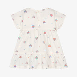 Petit Bateau-طقم قلوب بوبلين عاجي للبنات | Childrensalon Outlet