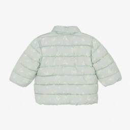 Petit Bateau-Girls Pastel Floral Hooded Puffer Jacket | Childrensalon Outlet