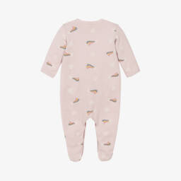 بتي باتو-أفرول قطن طبعة نجوم وقلوب لون زهري للبنات | Childrensalon Outlet