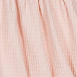 Petit Bateau-Girls Pink Organic Cotton Dress | Childrensalon Outlet