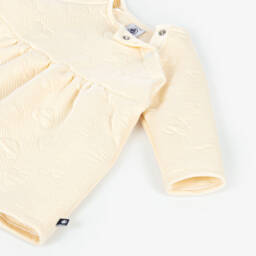 Petit Bateau-Girls Quilted Cotton Heart Dress | Childrensalon Outlet