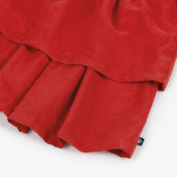 Petit Bateau-Girls Scarlet Viscose Frock | Childrensalon Outlet
