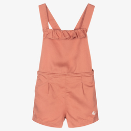 Petit Bateau-Короткий розовый полукомбинезон для девочек | Childrensalon Outlet