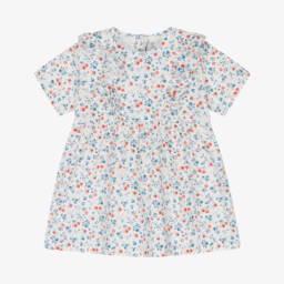 Petit Bateau-Весеннее хлопковое платье с цветочным узором для девочек | Childrensalon Outlet