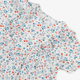 Petit Bateau-Весеннее хлопковое платье с цветочным узором для девочек | Childrensalon Outlet