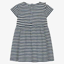 Petit Bateau-Платье в бело-синюю полоску | Childrensalon Outlet
