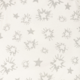 بتي باتو-بيجاما قطن قطيفة لون أبيض للبنات | Childrensalon Outlet