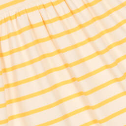 Petit Bateau-Желтое платье из органического хлопка в полоску | Childrensalon Outlet