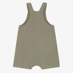 بتي باتو-دانغريز قطن عضوي لون أخضر كاكي للأطفال | Childrensalon Outlet