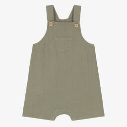 بتي باتو-دانغريز قطن عضوي لون أخضر كاكي للأطفال | Childrensalon Outlet